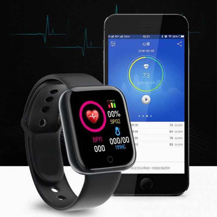 Multifunctional Smart Watch D20 Bluetooth with Sleep Monitor